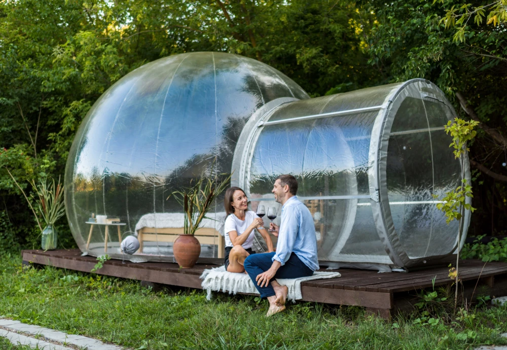 small inflatable bubble tent