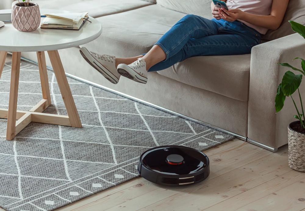robot vacuum cleaner with mop self-empty base